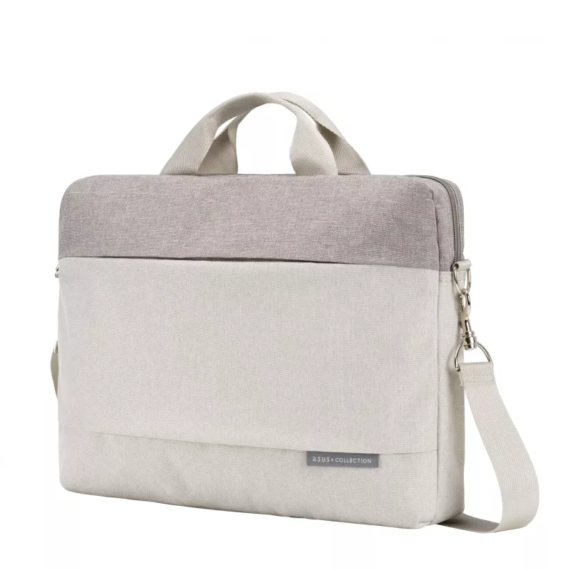 ASUS EOS 2 Carry Bag funda para portátil de 15,6 pulgadas (39,6 cm), poliéster, repelente al agua, correa para el hombro, 0,48 kg, gris