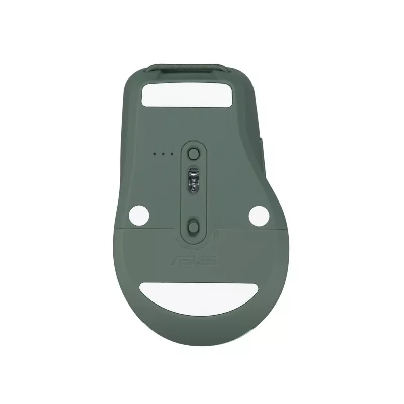 Ratón ASUS SmartO MD200 Silent Plus – ambidiestro RF inalámbrico + Bluetooth, óptico 4200 DPI, 6 botones, verde