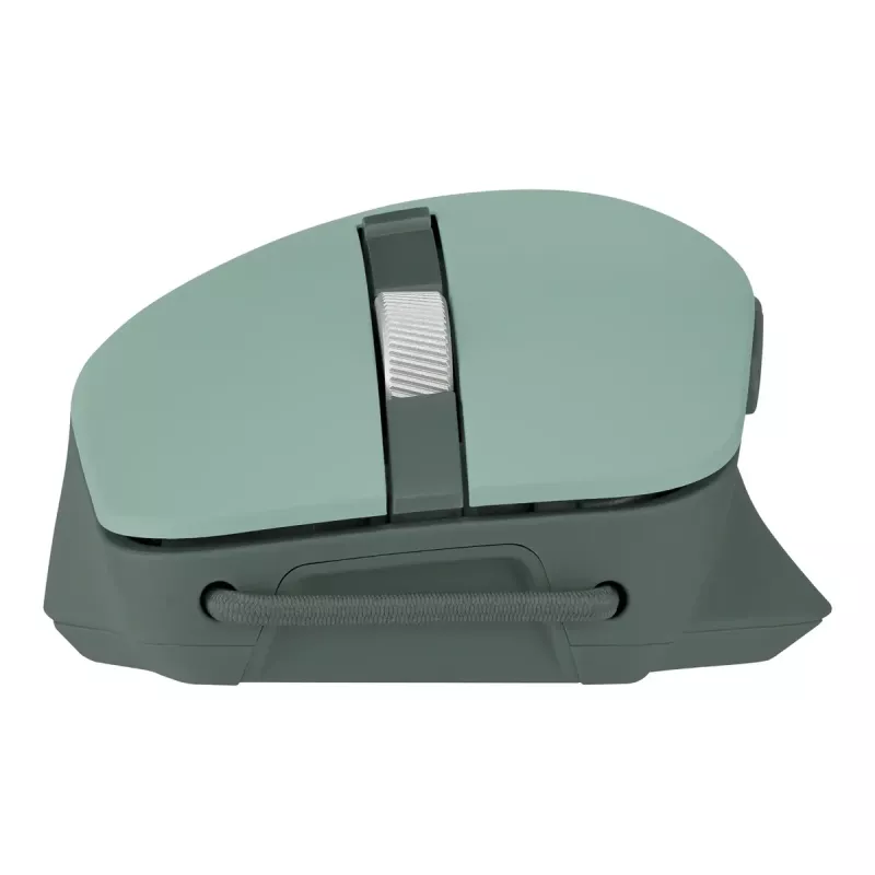 Ratón ASUS SmartO MD200 Silent Plus – ambidiestro RF inalámbrico + Bluetooth, óptico 4200 DPI, 6 botones, verde