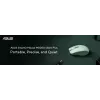 Ratón ASUS SmartO MD200 Silent Plus – ambidiestro RF inalámbrico + Bluetooth, óptico 4200 DPI, 6 botones, verde