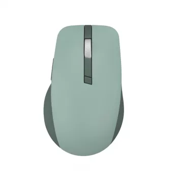 Ratón ASUS SmartO MD200 Silent Plus – ambidiestro RF inalámbrico + Bluetooth, óptico 4200 DPI, 6 botones, verde