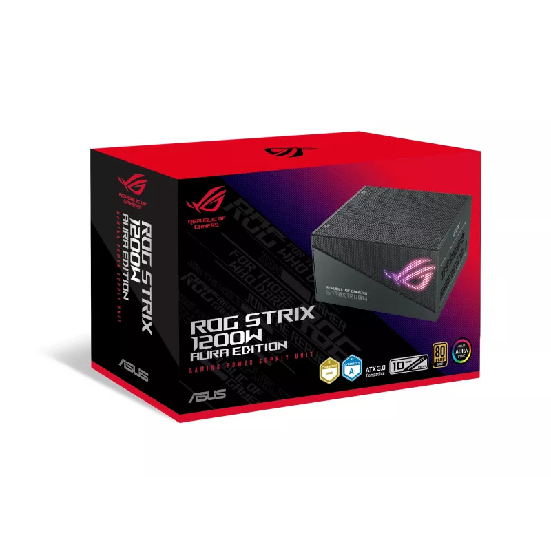 Fuente de alimentación ASUS ROG STRIX 1200W Gold Aura Edition 20+4 pin ATX ATX negra