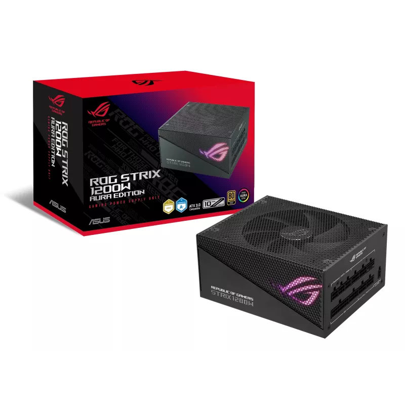 Fuente de alimentación ASUS ROG STRIX 1200W Gold Aura Edition 20+4 pin ATX ATX negra