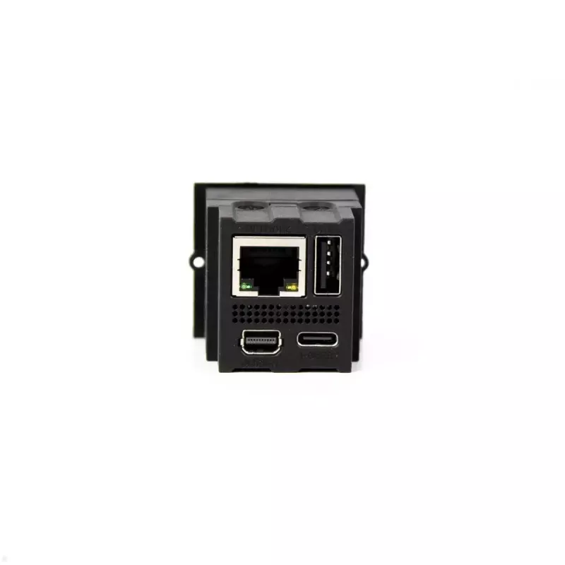 Bachmann 917.229 CM módulo replicador de puertos, USB-C PD 100 W, 2x USB-A, Mini DisplayPort, RJ45