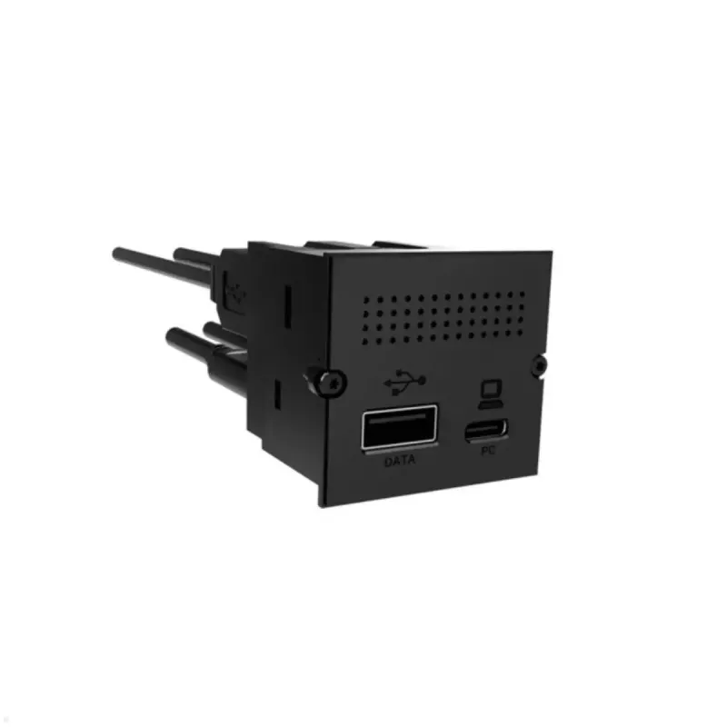 Bachmann 917.229 CM módulo replicador de puertos, USB-C PD 100 W, 2x USB-A, Mini DisplayPort, RJ45