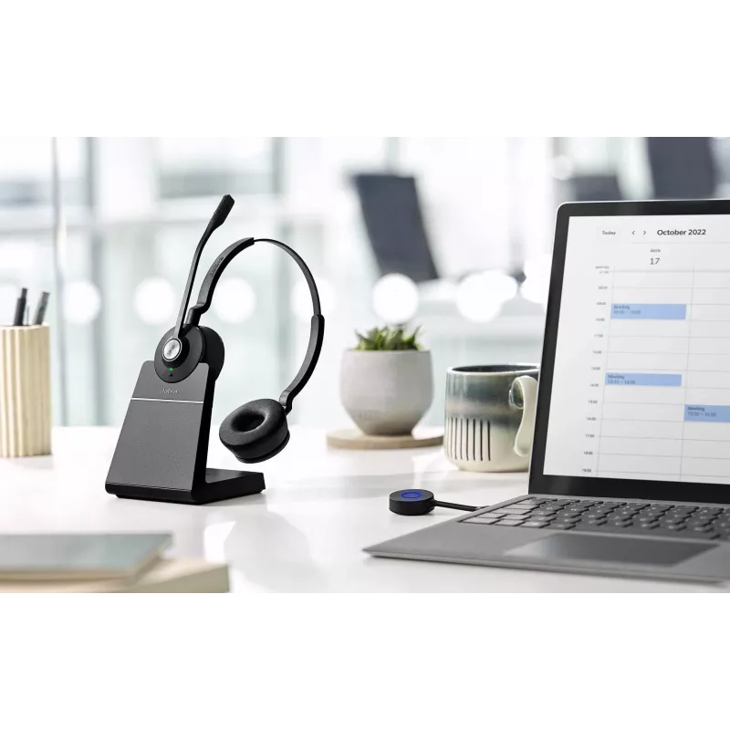 Auriculares Jabra Engage 55 MS Estéreo Inalámbricos Diadema Oficina/Callcenter USB Type-A Negro