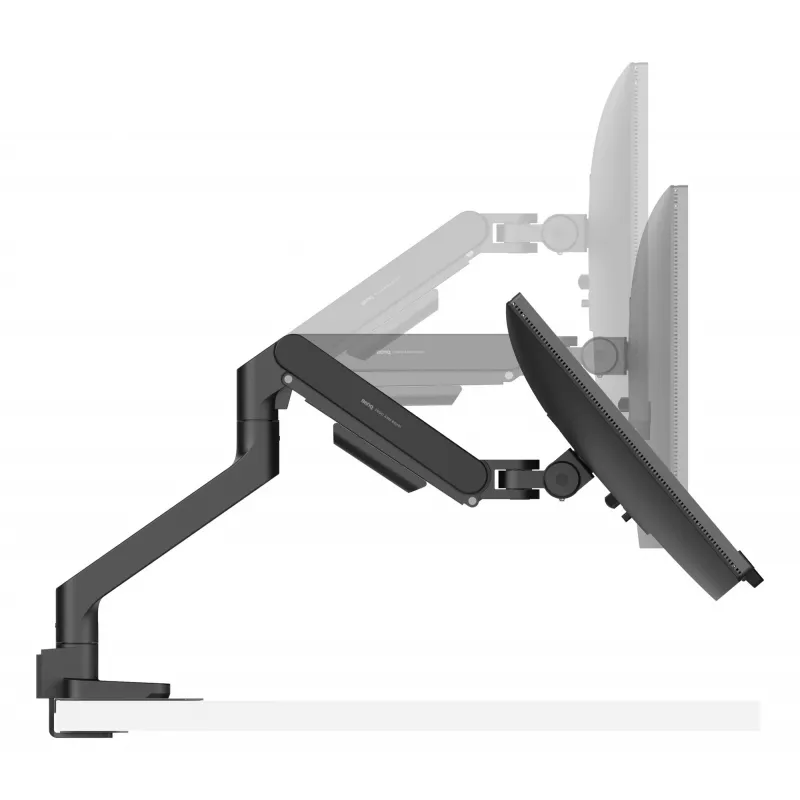 Soporte para monitor BenQ BSH01 — brazo Ergo regulable en altura, compatible con VESA, negro