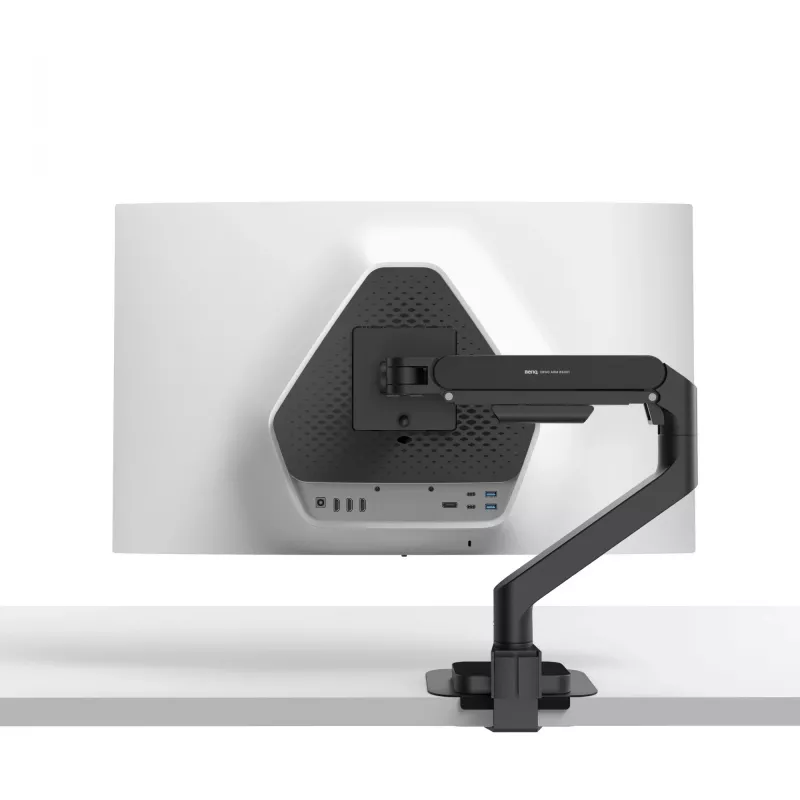 Soporte para monitor BenQ BSH01 — brazo Ergo regulable en altura, compatible con VESA, negro