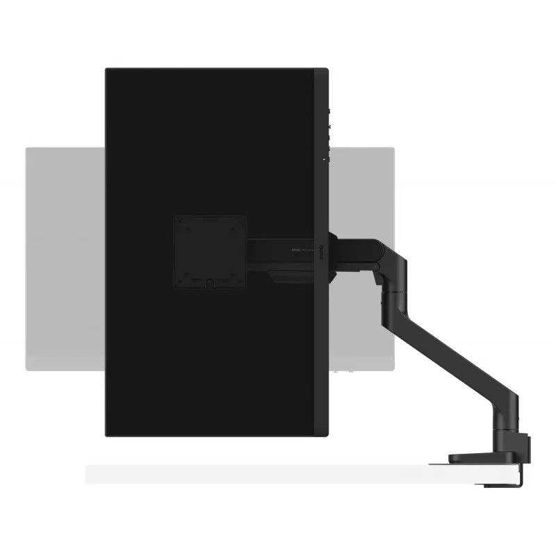 Soporte para monitor BenQ BSH01 — brazo Ergo regulable en altura, compatible con VESA, negro