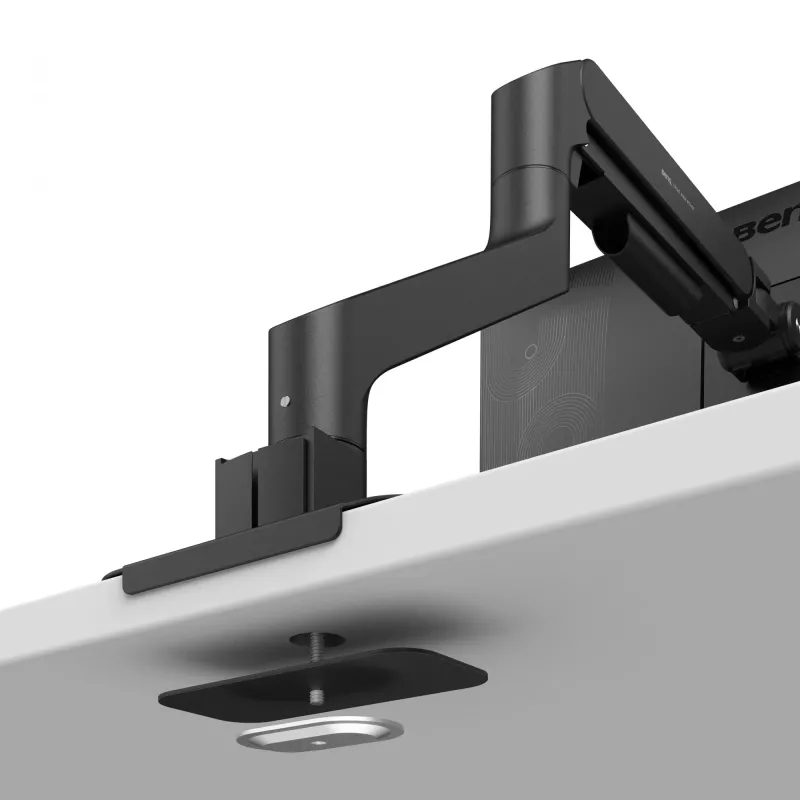 Soporte para monitor BenQ BSH01 — brazo Ergo regulable en altura, compatible con VESA, negro