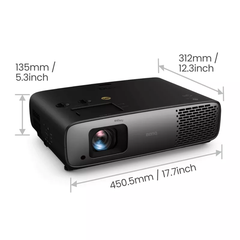 BenQ W4100i proyector de tiro estándar 3200 lúmenes ANSI DLP UHD 4K (3840x2160) 3D Negro