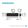 Conjunto de teclado y ratón con cable HP Wired Desktop 320MK