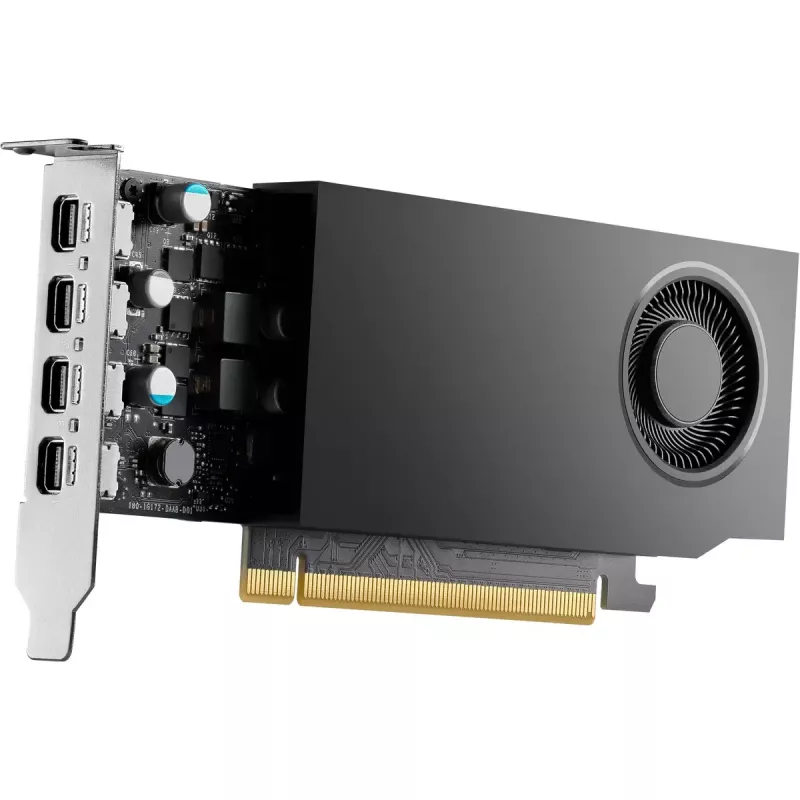 Tarjeta gráfica HP NVIDIA RTX A400 4GB GDDR6, 4x Mini DisplayPort (9U277AA)
