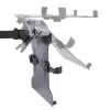 StarTech.com A2-LAPTOP-DESK-MOUNT brazo de monitor ajustable con bandeja VESA para portátil, para portátil de hasta 4,5 kg (9,9 lb) y una sola pantalla, montaje con abrazadera en C o pasacables, acero/plástico, negro