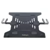 StarTech.com A2-LAPTOP-DESK-MOUNT brazo de monitor ajustable con bandeja VESA para portátil, para portátil de hasta 4,5 kg (9,9 lb) y una sola pantalla, montaje con abrazadera en C o pasacables, acero/plástico, negro