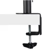 StarTech.com A2-LAPTOP-DESK-MOUNT brazo de monitor ajustable con bandeja VESA para portátil, para portátil de hasta 4,5 kg (9,9 lb) y una sola pantalla, montaje con abrazadera en C o pasacables, acero/plástico, negro