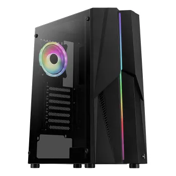 Aerocool Mecha-G-BK-v2 semitorre negra