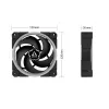 ARCTIC BioniX P120 A-RGB ventilador de 120 mm optimizado para presión con A-RGB