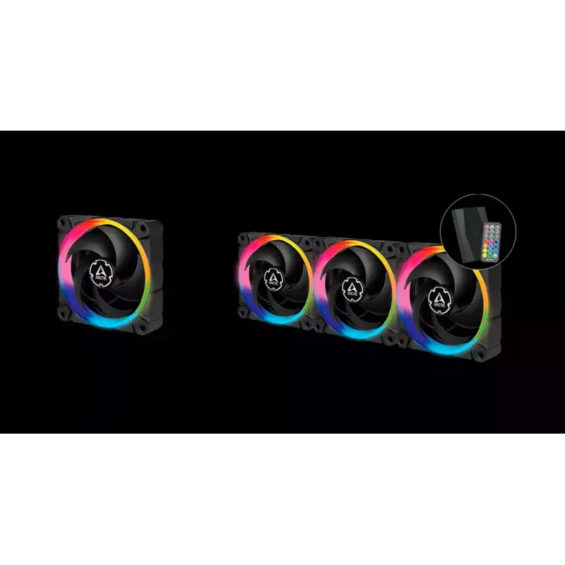 ARCTIC BioniX P120 A-RGB ventilador de 120 mm optimizado para presión con A-RGB