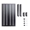 StarTech.com ADJSHELFHDV bandeja 1U ajustable ventilada para rack de servidor, para uso intensivo, 150 kg, profundidad de montaje ajustable 49,5–97,4 cm (19,5–38 pulgadas), 19 pulgadas, negra