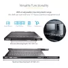 StarTech.com ADJSHELFHDV bandeja 1U ajustable ventilada para rack de servidor, para uso intensivo, 150 kg, profundidad de montaje ajustable 49,5–97,4 cm (19,5–38 pulgadas), 19 pulgadas, negra