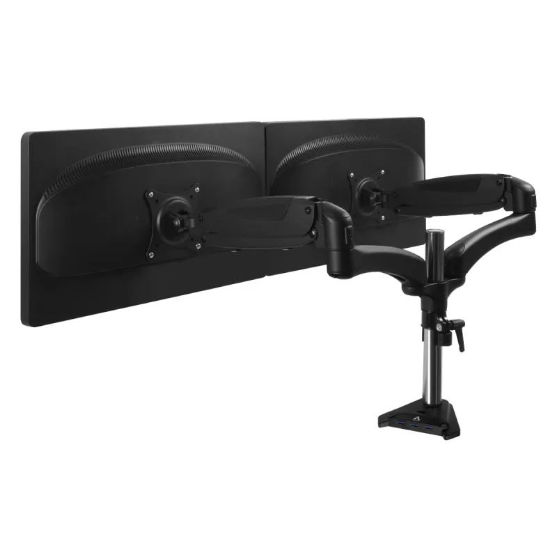 ARCTIC Z2-3D Gen 3 soporte de mesa brazo doble para monitor con pistón de gas, abrazadera, 8 kg, 73,7 cm (29 pulgadas), 86,4 cm (34 pulgadas), 100 x 100 mm, negro