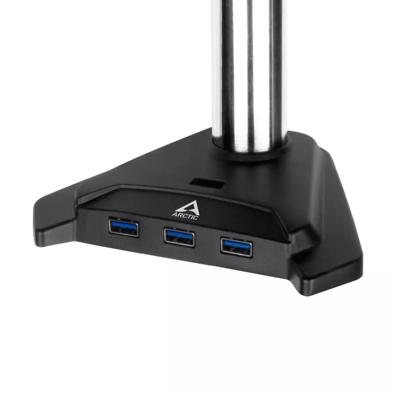 ARCTIC Z2-3D Gen 3 soporte de mesa brazo doble para monitor con pistón de gas, abrazadera, 8 kg, 73,7 cm (29 pulgadas), 86,4 cm (34 pulgadas), 100 x 100 mm, negro