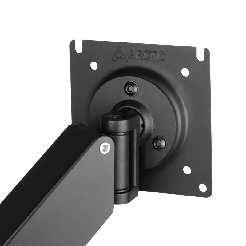 Soporte de mesa para monitor con pistón de gas Arctic X1-3D — para pantallas de hasta 43 pulgadas / 10 kg, VESA 75x75–100x100, negro