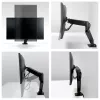 Soporte de mesa para monitor con pistón de gas Arctic X1-3D — para pantallas de hasta 43 pulgadas / 10 kg, VESA 75x75–100x100, negro