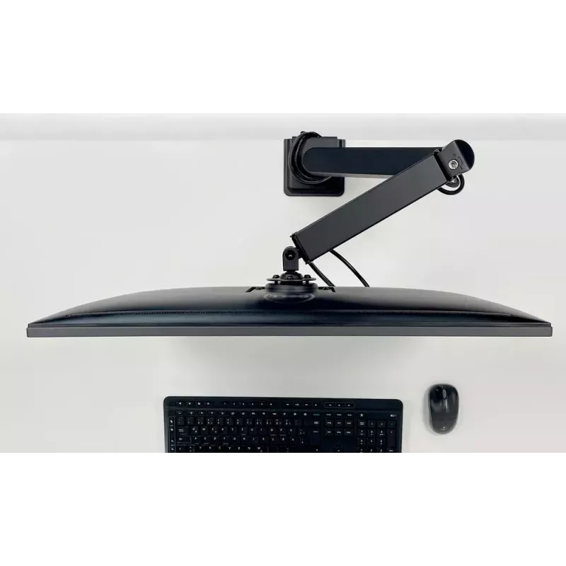 Soporte de mesa para monitor con pistón de gas Arctic X1-3D — para pantallas de hasta 43 pulgadas / 10 kg, VESA 75x75–100x100, negro
