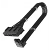 Cable de alimentación Akasa G-Nexus PX24 12+4 pines 8 x 3 pines negro