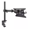 StarTech.com A-LAPTOP-DESK-MOUNT soporte de escritorio para monitor y portátil, para pantallas de hasta 34 pulgadas (8 kg / 17,6 lb) y portátiles (4,5 kg / 9,9 lb), brazo articulado con bandeja VESA para portátil, montaje con abrazadera