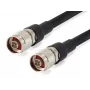 LevelOne Cable de antena de 1m, CFD-400, conector N macho a conector N macho, interior/exterior