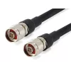 LevelOne Cable de antena de 5m, CFD-400, conector N macho a conector N macho, interior/exterior