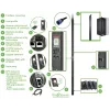 Unidad de distribución de energía (PDU) APC APDU9953 24 salidas AC 0U negro