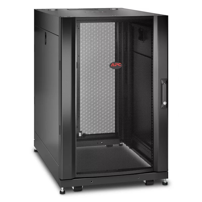 APC NetShelter SX AR3006 armario rack para servidores, 18U, 19", 600 x 900 x 925 mm, con paneles laterales, negro