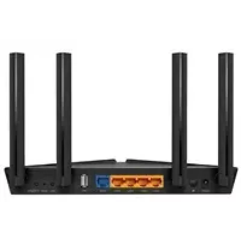 Router TP-LINK Dual-Band Wi-Fi 6 Archer AX20 802.11ax, 574+1201 Mbit/s, 10/100/1000 Mbit/s, puertos Ethernet LAN (RJ-45) 4, número de antenas 4