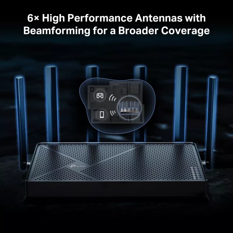 Router TP-Link Archer BE400 2.5 Gigabit Ethernet Dual-Band (2,4 GHz / 5 GHz) negro