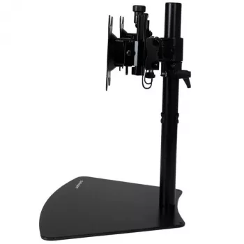 Soporte StarTech.com para doble monitor – horizontal – negro, de pie, 8 kg, 61 cm (24