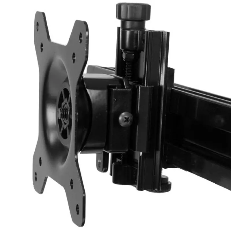 Soporte StarTech.com para doble monitor – horizontal – negro, de pie, 8 kg, 61 cm (24