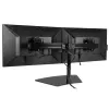 Soporte StarTech.com para doble monitor – horizontal – negro, de pie, 8 kg, 61 cm (24