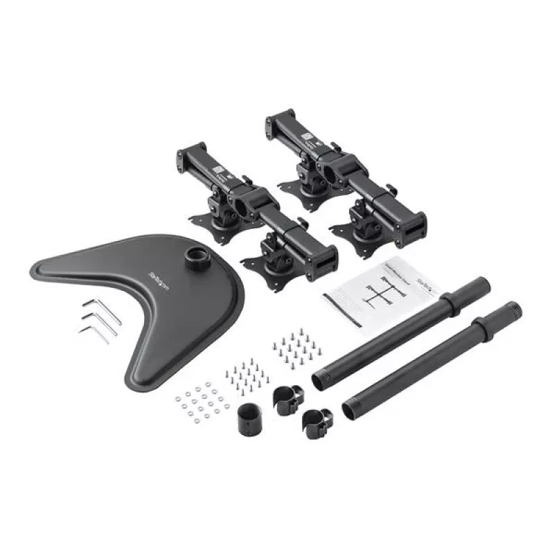 Base de sobremesa StarTech.com para cuatro monitores – articulada, de pie, 8 kg, 33 cm (13
