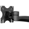 StarTech.com ARMDUAL soporte articulado para dos monitores, montaje en escritorio/pasacables, altura regulable, gestión de cables, 12-24 pulgadas, VESA 75x75/100x100, negro