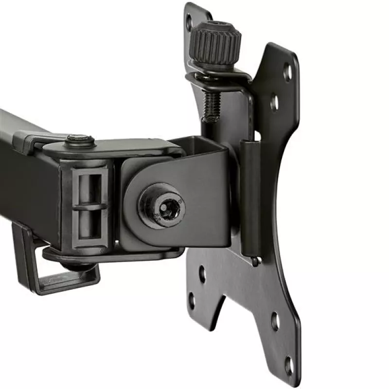 Brazo de sobremesa StarTech.com para doble monitor - abrazadera de escritorio / montaje VESA por ojal para pantallas de hasta 32 inch - brazo de monitor articulado ergonómico - altura ajustable/inclinación/giro/rotación
