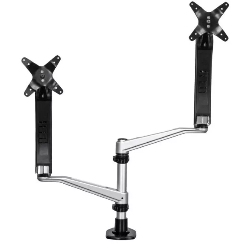 Brazo de sobremesa StarTech.com para doble monitor – totalmente articulado – premium