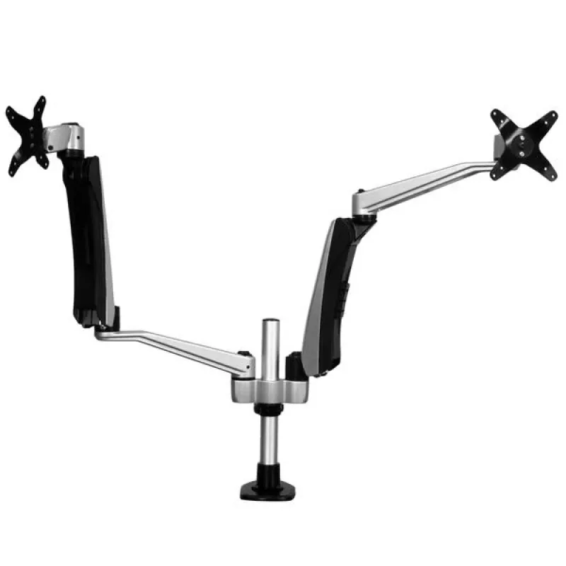 Brazo de sobremesa StarTech.com para doble monitor – totalmente articulado – premium