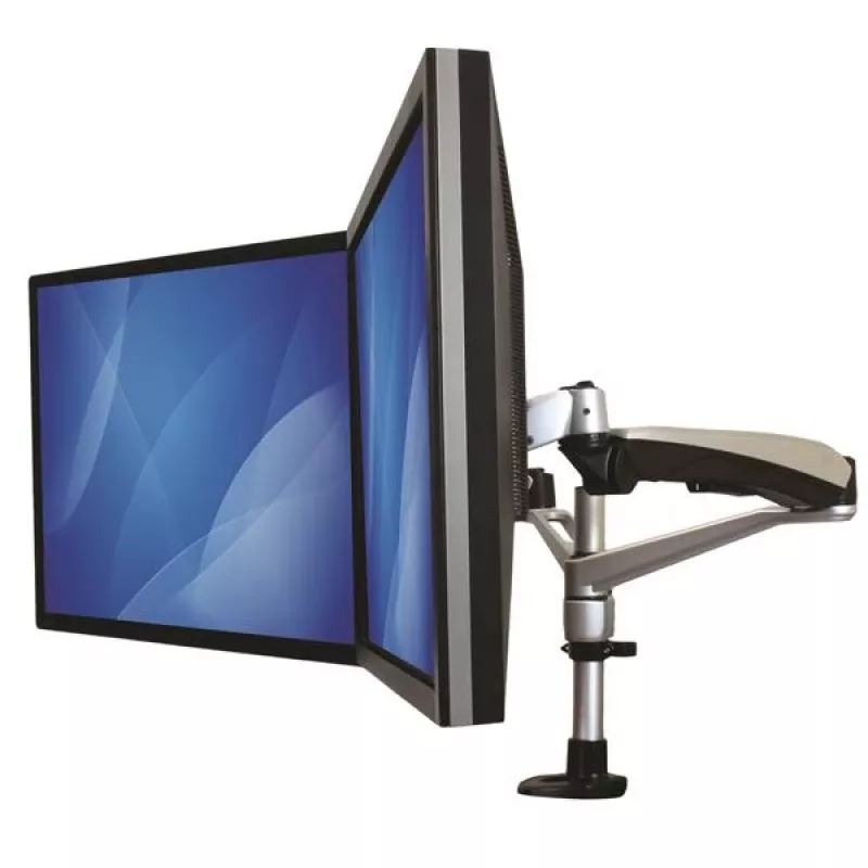 Brazo de sobremesa StarTech.com para doble monitor – totalmente articulado – premium
