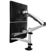 Brazo de sobremesa StarTech.com para doble monitor – totalmente articulado – premium