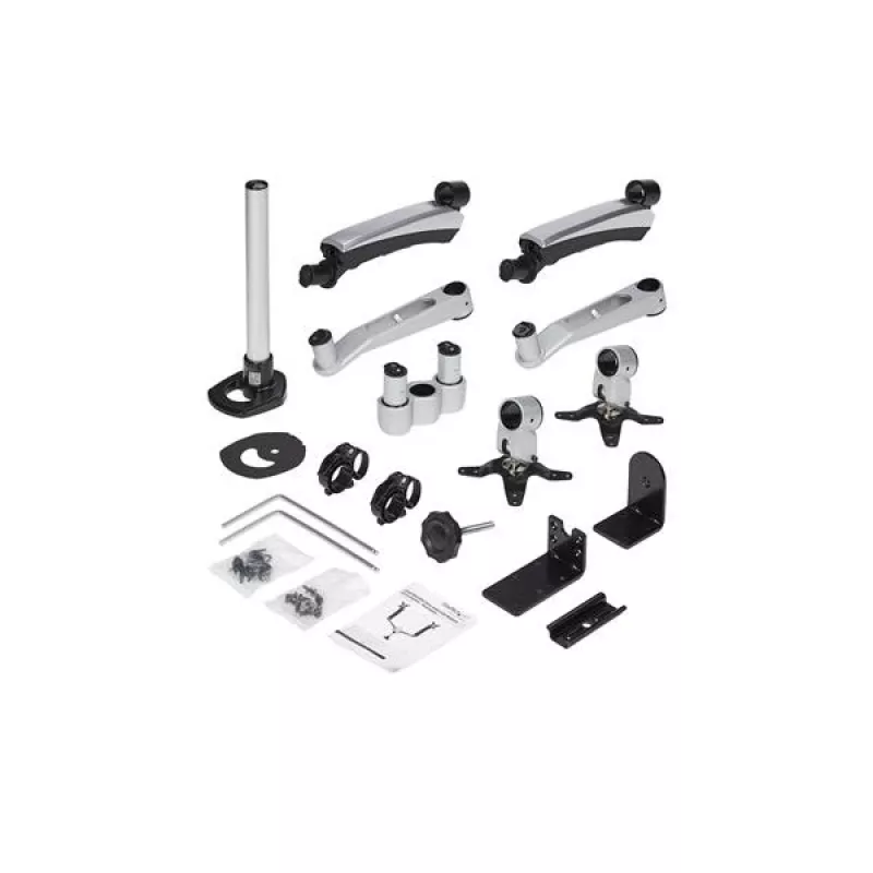 Brazo de sobremesa StarTech.com para doble monitor – totalmente articulado – premium