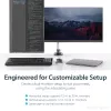 Brazo de sobremesa StarTech.com para doble monitor – totalmente articulado – premium